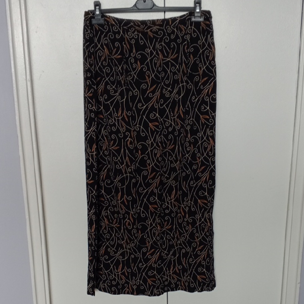 Vintage 🌟Black Maxi Pencil Skirt for Casual and Work